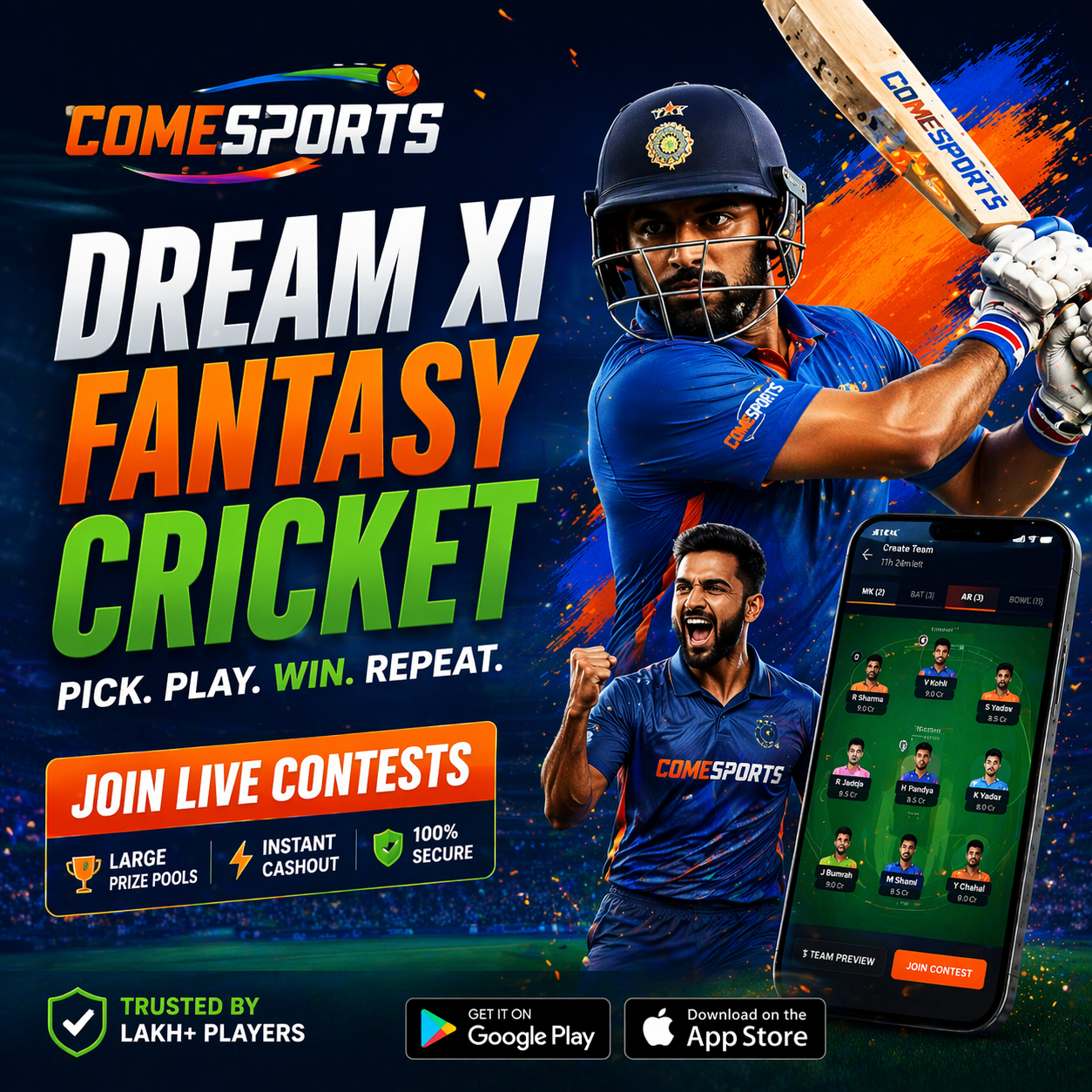 Play Fantasy APK fantasy sports main visual